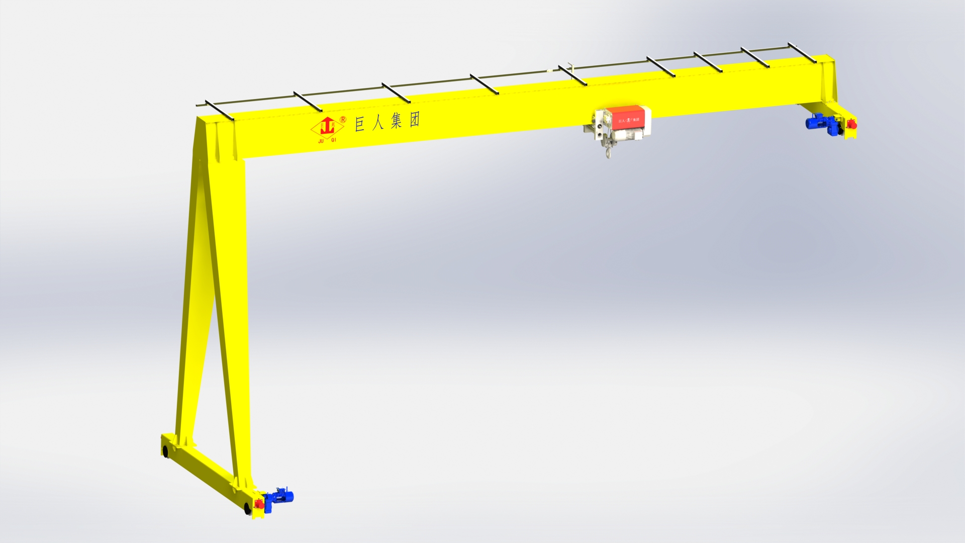 新型半龍門式起重機