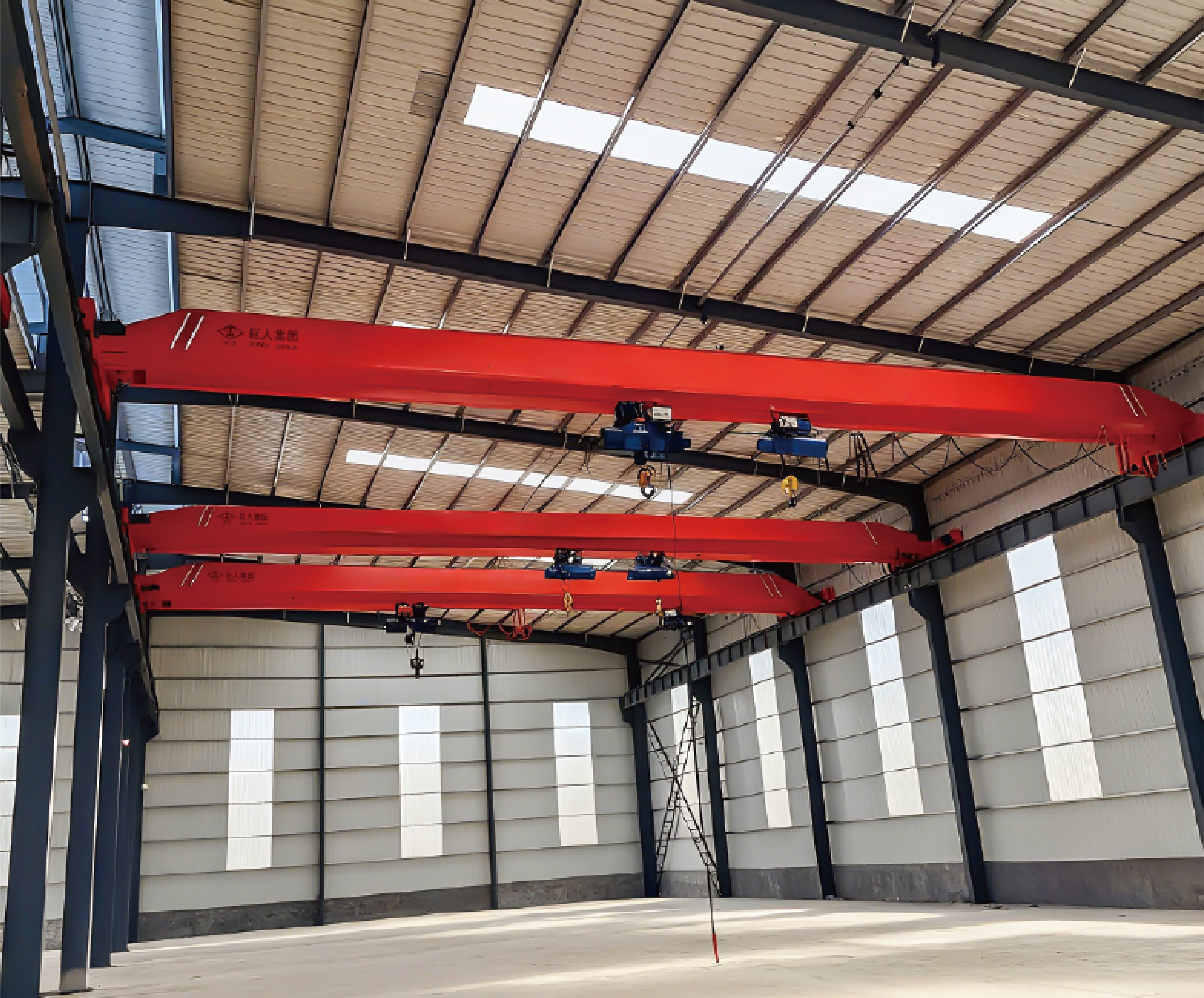 LDE型電動(dòng)單梁起重機(jī)(雙葫蘆)